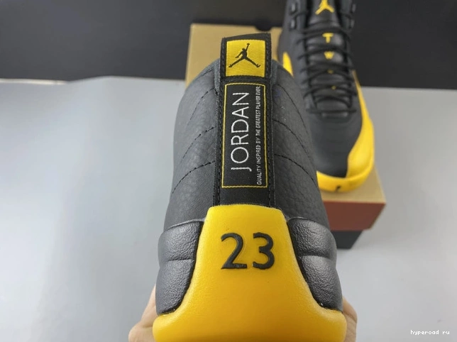 130690-070 12 Black Air Gold University Jordan Retro 0620